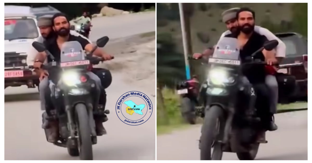 ARTO Doda issues show-cause notice to MLA Mehraj Malik over viral helmetless bike video